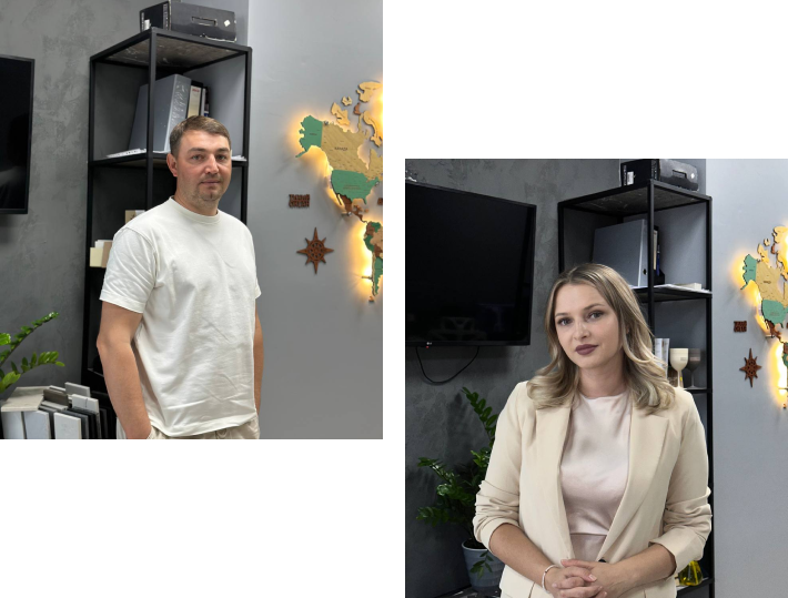 Фотография основателей студии дизайна интерьера Next